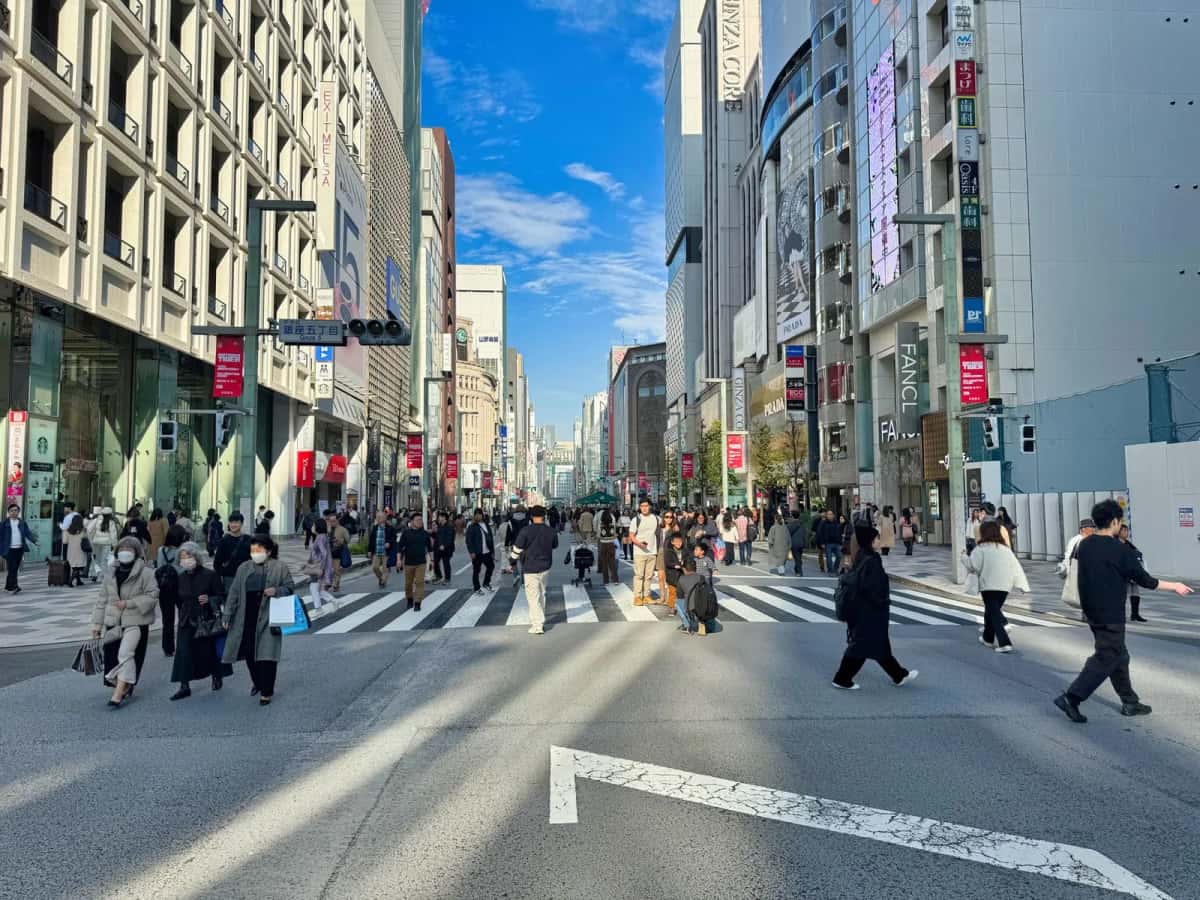 L'avenue Chuo-dori de Ginza fermée aux voitures le week-end