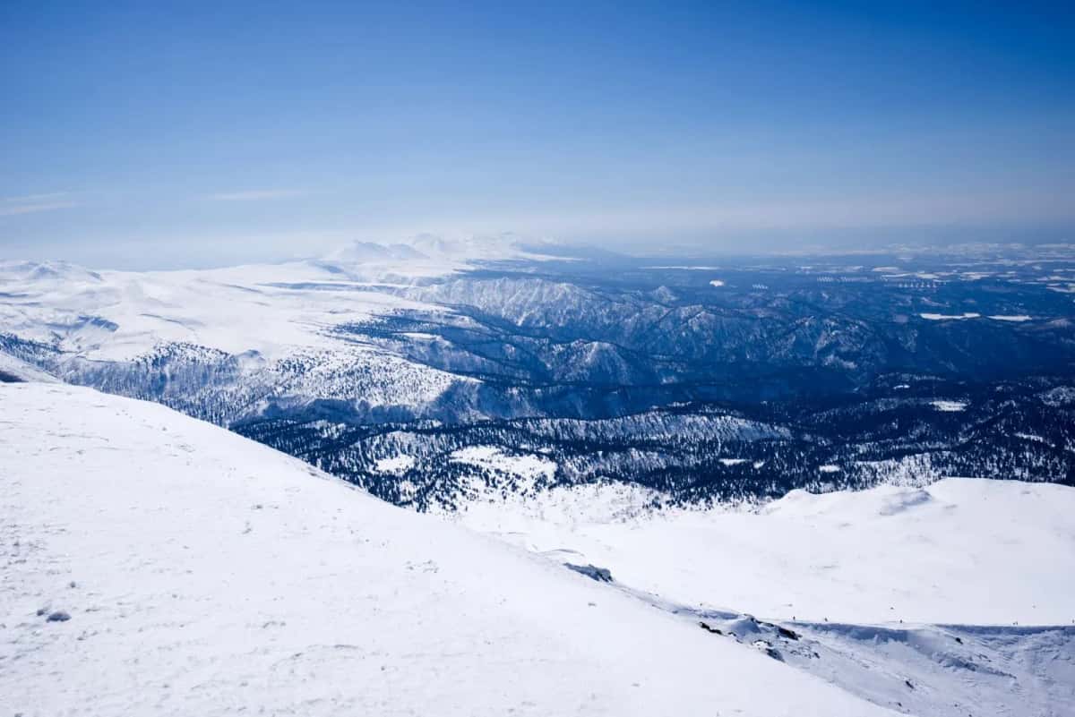 Vue panoramique depuis An'nupuri Hokkaido