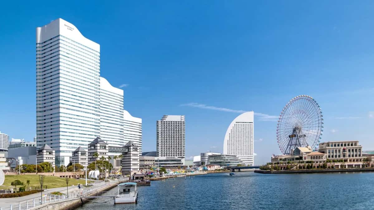 Front de mer de Yokohama au Japon